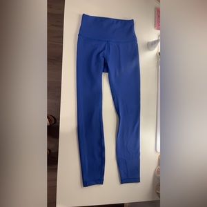 Lululemon Wunder Train 25” Legging Blue size 4